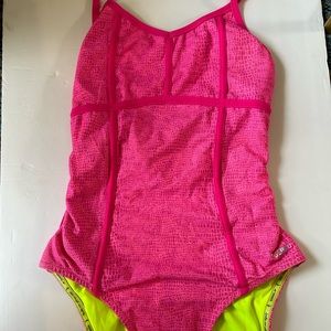 Speedo Pink Tie Back Suit 38